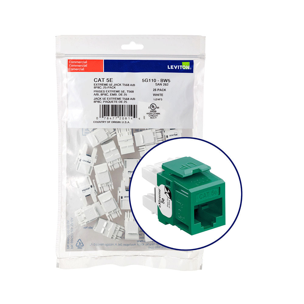 Leviton 5G110-BV5 Network Jack