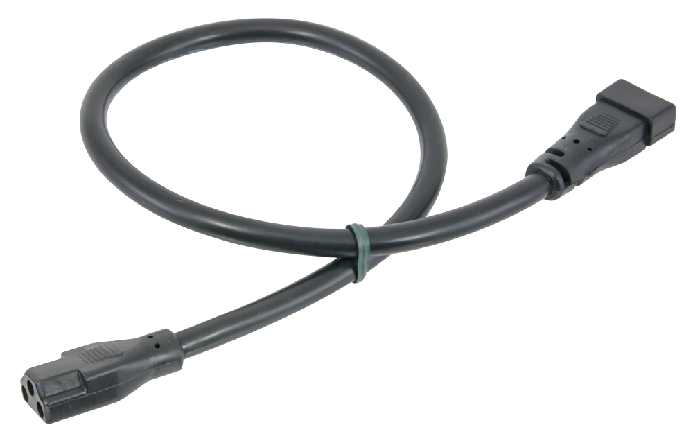 LED 5 Complete Undercabinet Linking Cable 12in in black - American Lighting 5LCS-EX12-BK