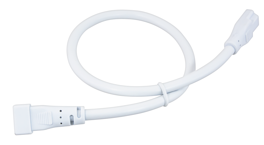 LED 5 Complete Undercabinet Linking Cable 12in in white - American Lighting 5LCS-EX12-WH