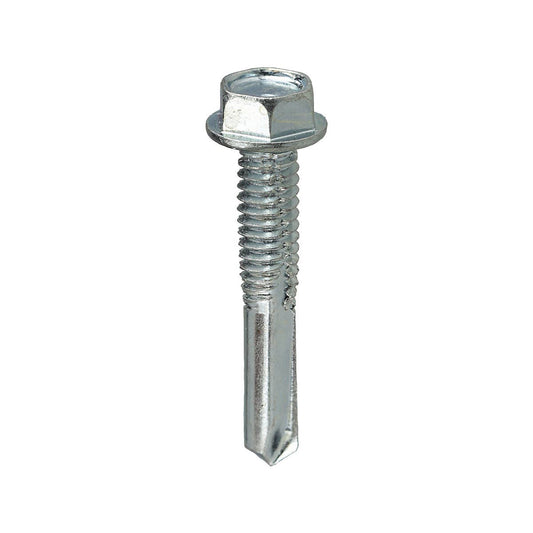 Dottie 5TEKHW12112 Dottie #12 x 1-1/2 in Tek 5 Hex Washer Head Self Drilling Screw 5TEKHW12112