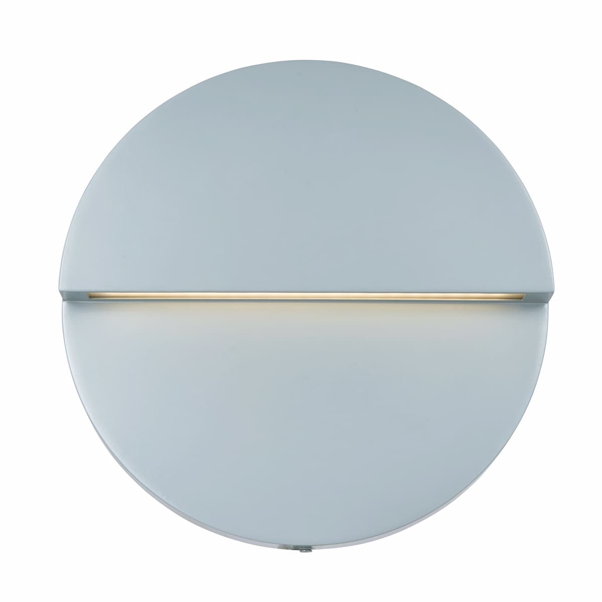 Wet rated 12 inch wall fixture with integrated LED and 3000K light