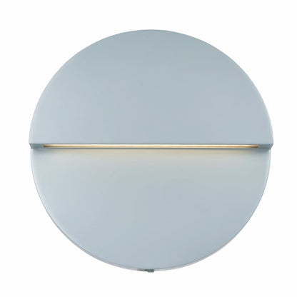 Wet rated 12 inch wall fixture with integrated LED and 3000K light