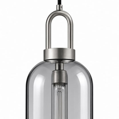 Alora Mood PD401606BNSM Soji Modern Pendant Ceiling Light with Brushed Nickel Finish, Steel and Glass Construction and Omnidirectional Illumination
