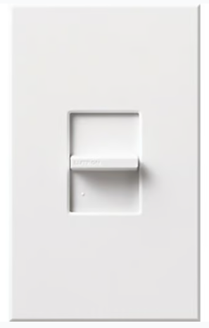 Lutron Nova T wall plate in White