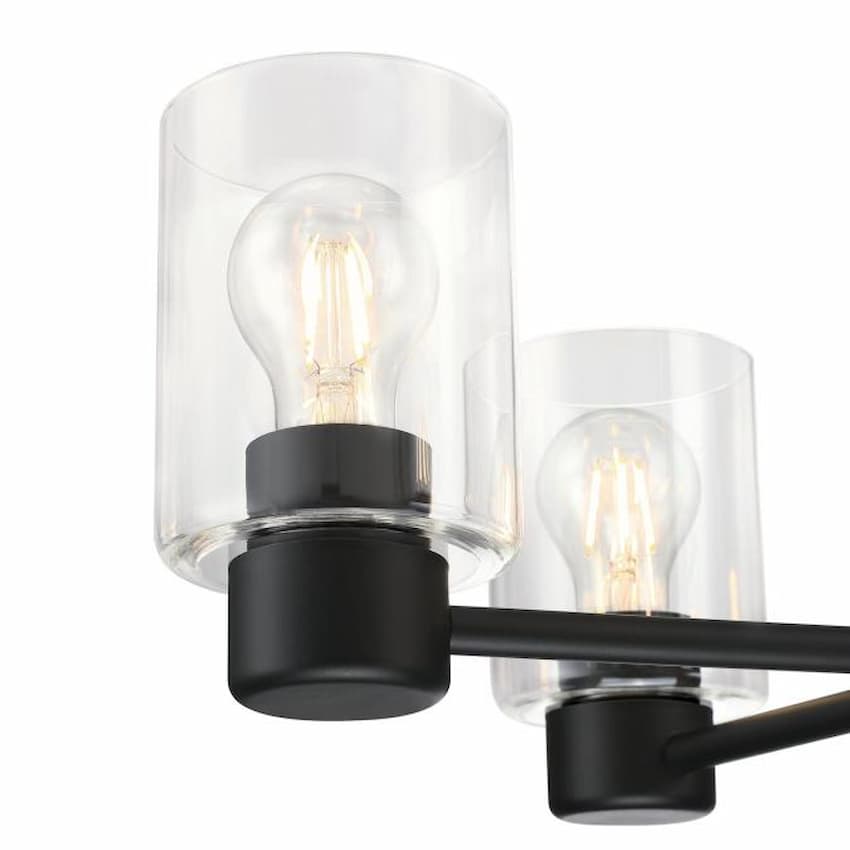 Westinghouse Sylvestre 6115300 20.75-inch chandelier with five E26 medium-base lights and contemporary transitional styling