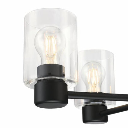 Westinghouse Sylvestre 6115300 20.75-inch chandelier with five E26 medium-base lights and contemporary transitional styling