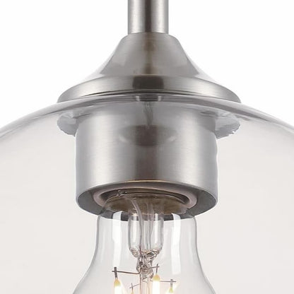 Westinghouse Tatze 6130500 single-light pendant with clear glass globe, adjustable 50-inch cord and E26 medium-base socket