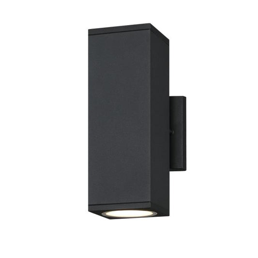 Westinghouse LED wall sconce, black, with frosted glass