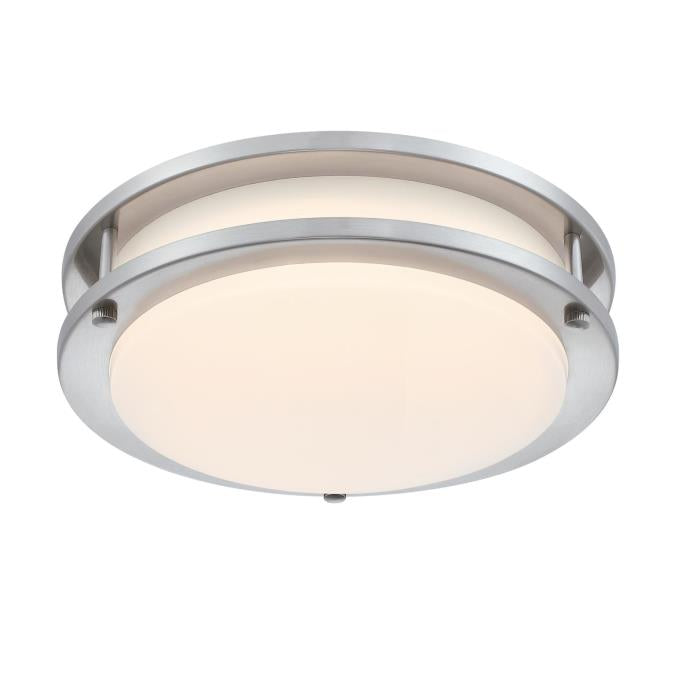Westinghouse LED flush mount ceiling light, brushed nickel