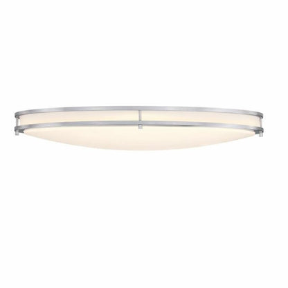 Westinghouse 6136200 brushed nickel LED ceiling fixture with integrated 40W LED lighting