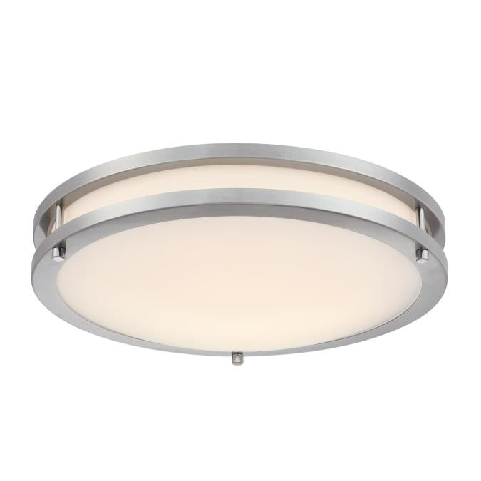 Westinghouse LED flush mount ceiling light, brushed nickel