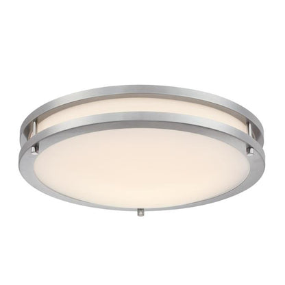 Westinghouse LED flush mount ceiling light, brushed nickel