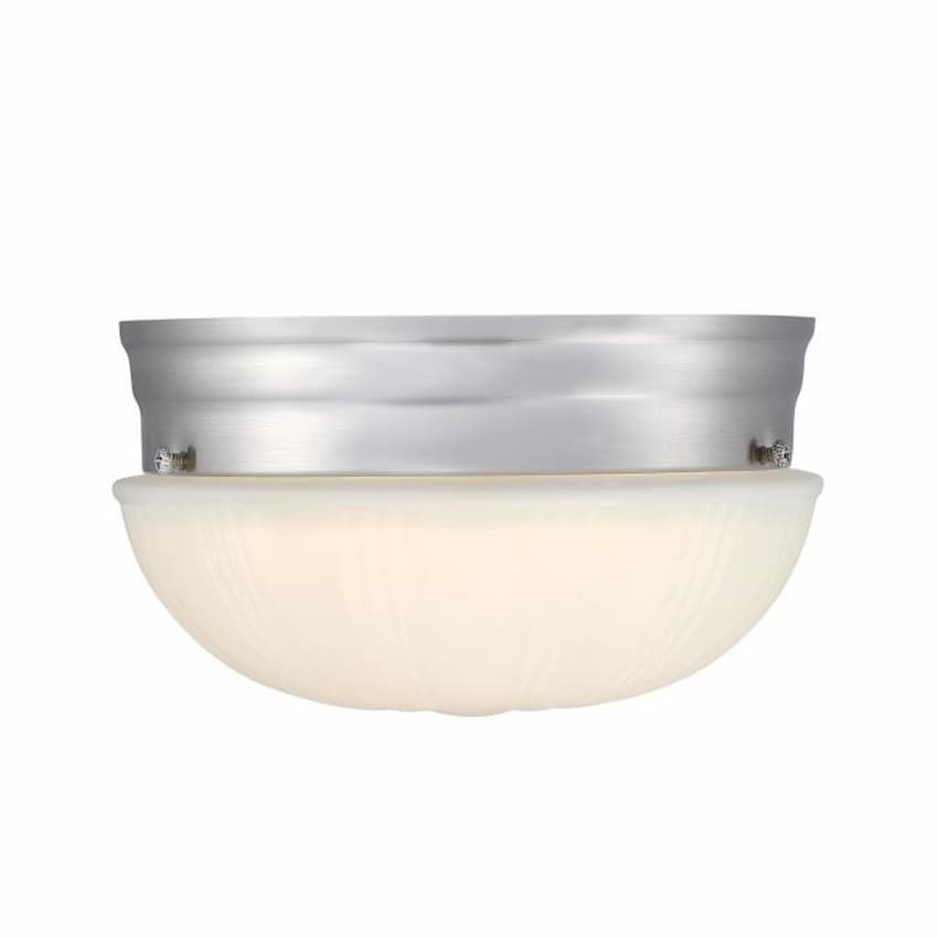 Westinghouse Lakehurst LED Flush Mount 6137000 with 10W integrated LED and selectable 2700K to 5000K color temperature