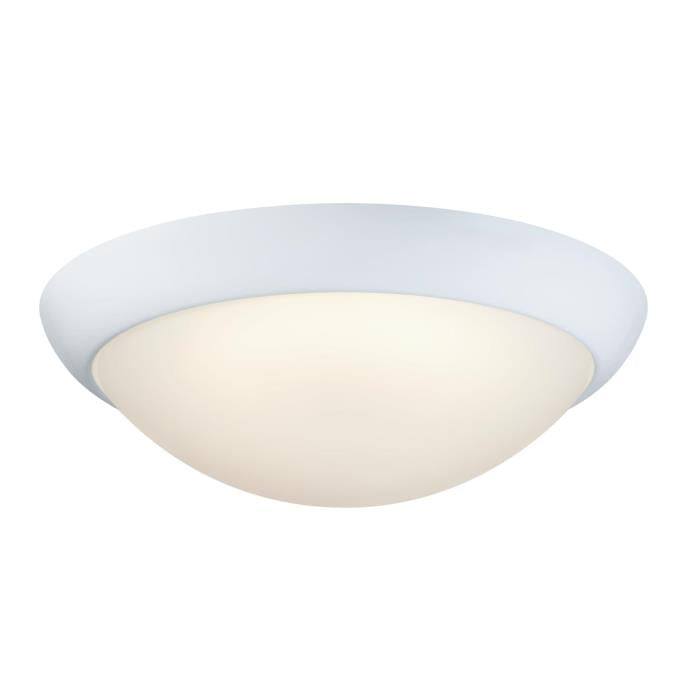 Westinghouse LED flush mount ceiling light, white, with frosted glass