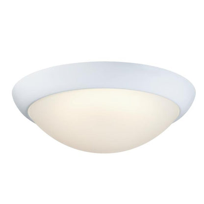 Westinghouse LED flush mount ceiling light, white, with frosted glass