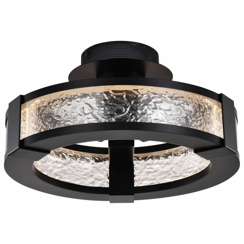 Satco Darrow LED Semi-Flush Mount 62-2001 with 30W integrated LED and 3000K soft white illumination
