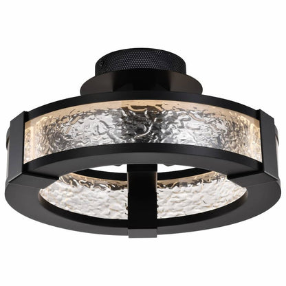 Satco Darrow LED Semi-Flush Mount 62-2001 with 30W integrated LED and 3000K soft white illumination