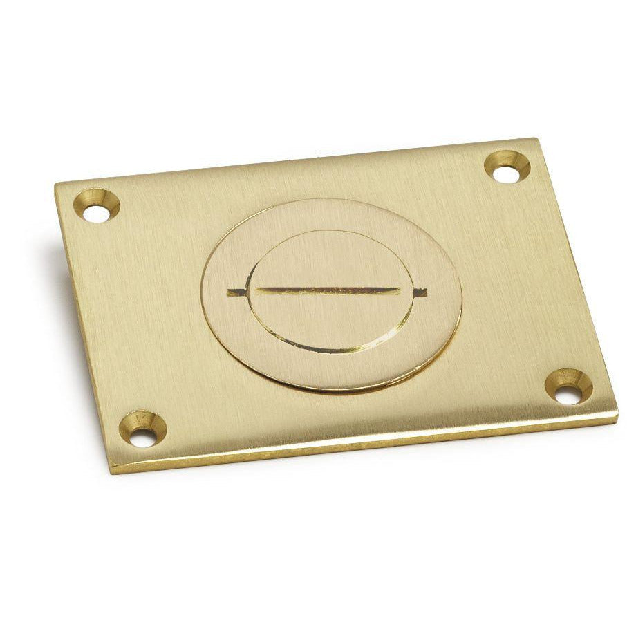 Lew Electric 6304-S-1 Brass floor box cover