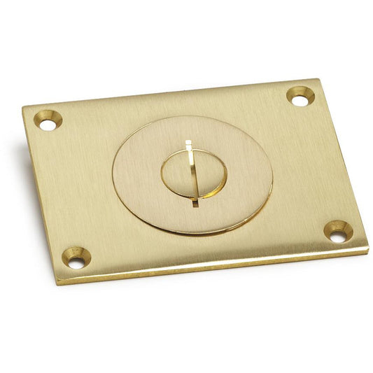 Lew Electric 6304-S Brass floor box cover