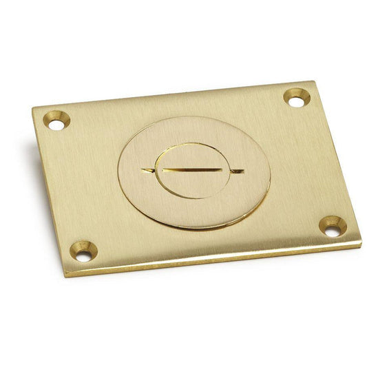Lew Electric 6304-S-3/4 Brass floor box cover