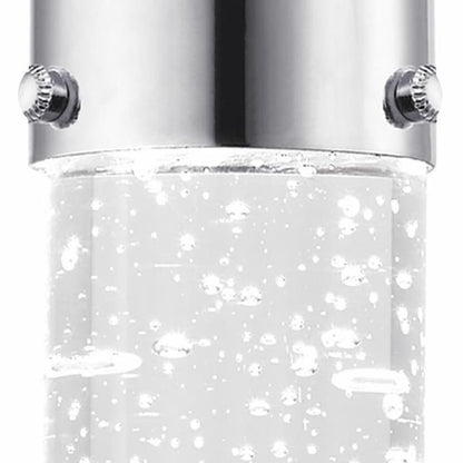 Westinghouse Lighting 6307900 Cava pendant light with 5-inch profile, chrome finish and integrated 8W LED for warm 3000K illumination