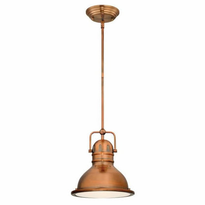 Westinghouse Lighting 63084A 1-light pendant featuring a distinctive washed copper finish and decorative hanging design for modern interiors