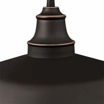Westinghouse Iron Hill 6363200 adjustable pulley pendant with vintage farmhouse design, metal dome shade and E26 medium-base socket