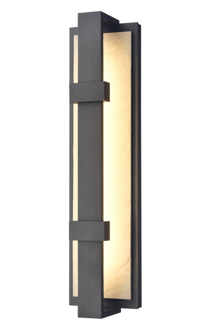 Arabela Crossroads satin black outdoor wall sconce 65000
