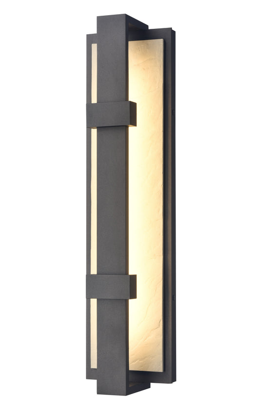 Arabela Crossroads satin black outdoor wall sconce 65000