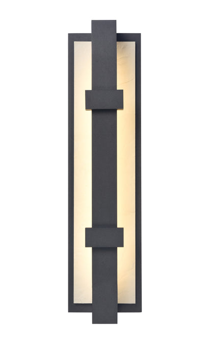 Arabela Crossroads satin black outdoor wall sconce 65000 view 2