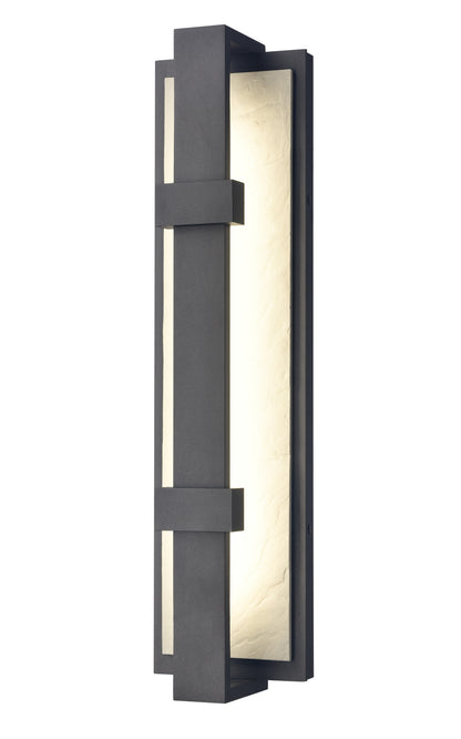 Arabela Crossroads satin black outdoor wall sconce 65000 view 3