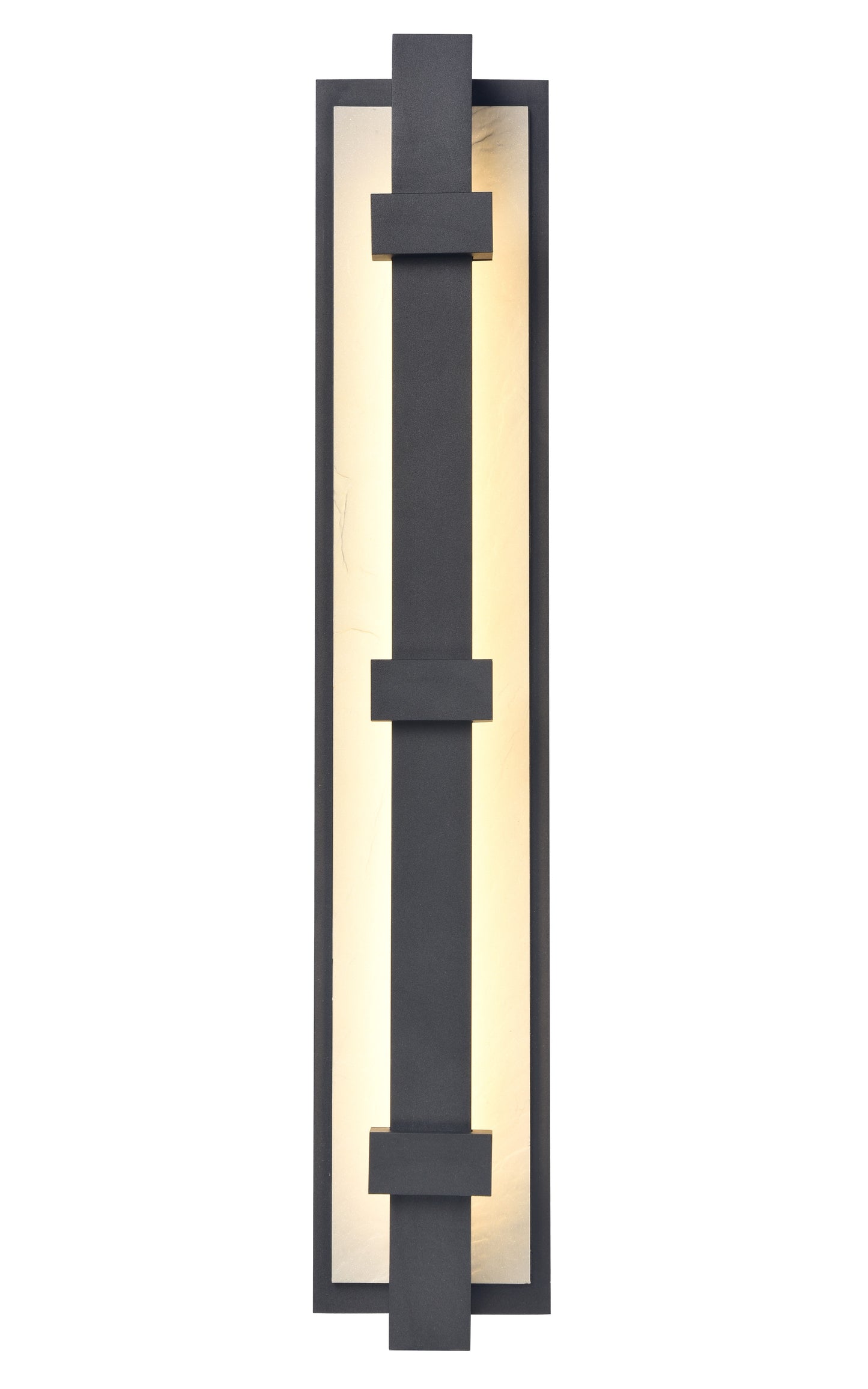 Arabela Crossroads satin black outdoor wall sconce 65001 view 2