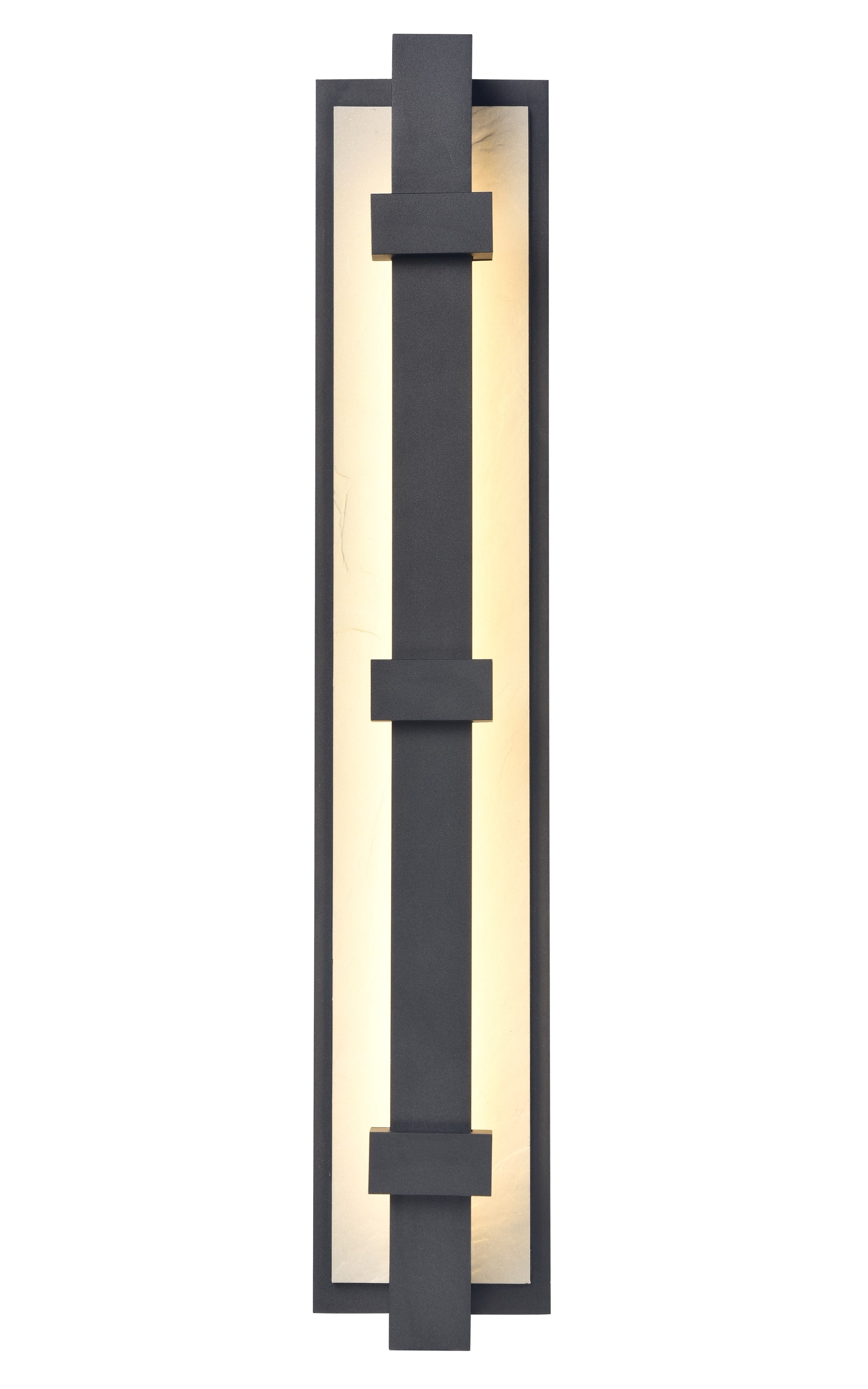Arabela Crossroads satin black outdoor wall sconce 65001 view 2