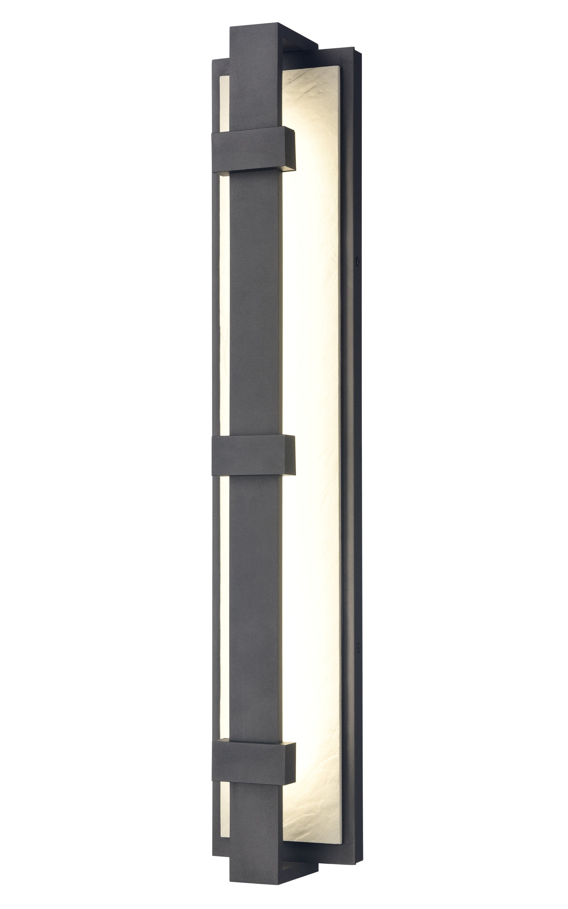 Arabela Crossroads satin black outdoor wall sconce 65001 view 3