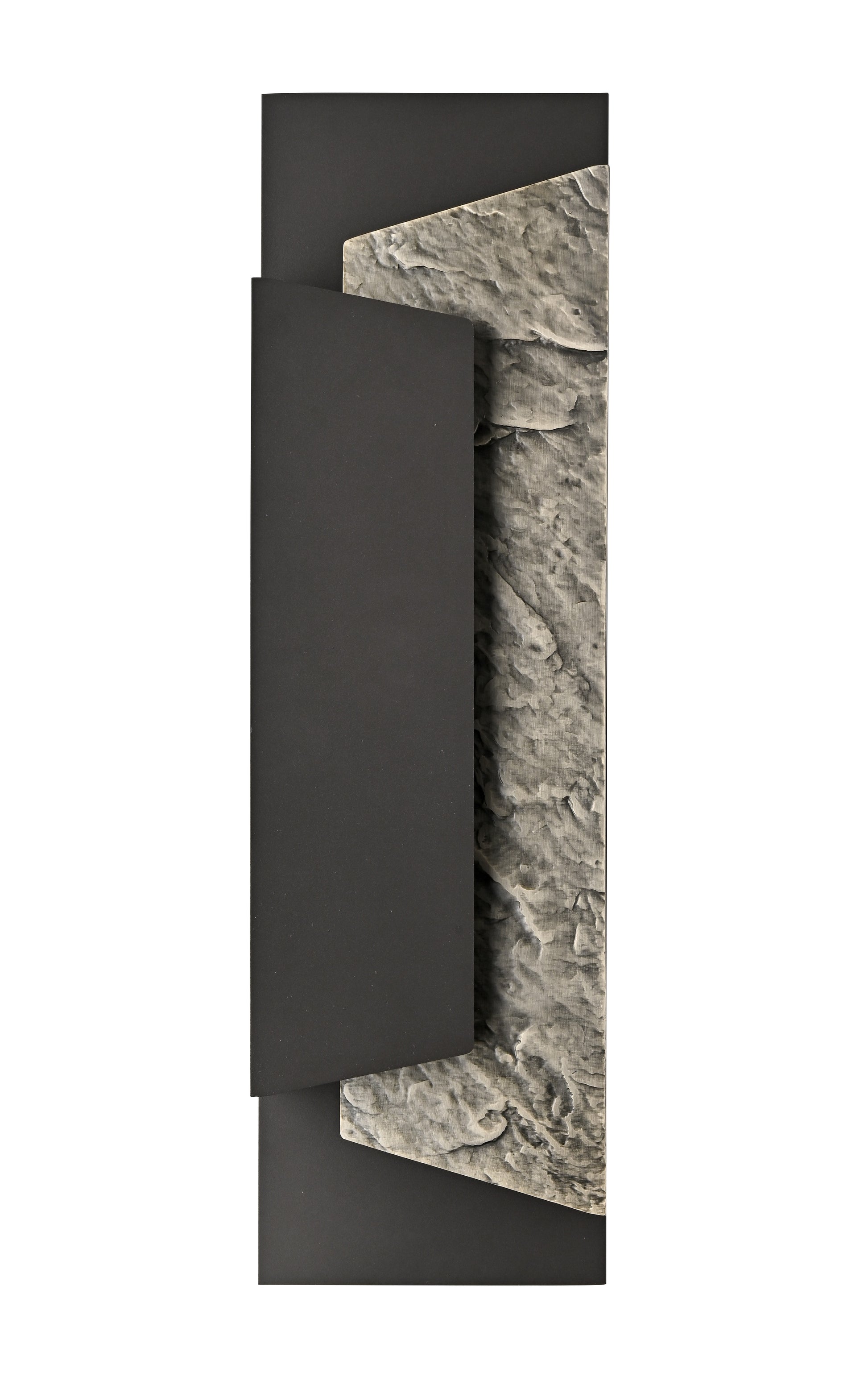 Arabela Meld satin black outdoor wall sconce 65031 view 3