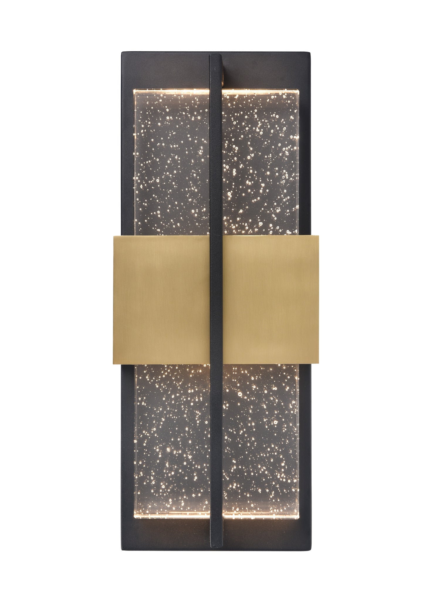 Arabela Technica golden & satin black outdoor wall sconce 65040 view 2
