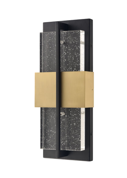 Arabela Technica golden & satin black outdoor wall sconce 65040 view 3