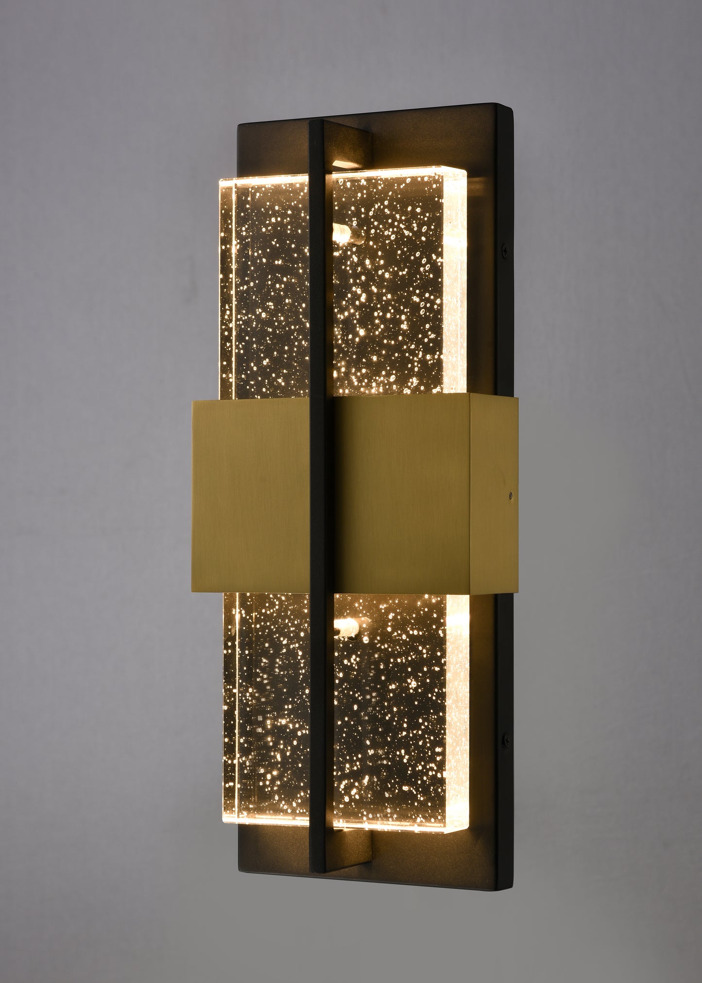 Arabela Technica golden & satin black outdoor wall sconce 65040 view 4