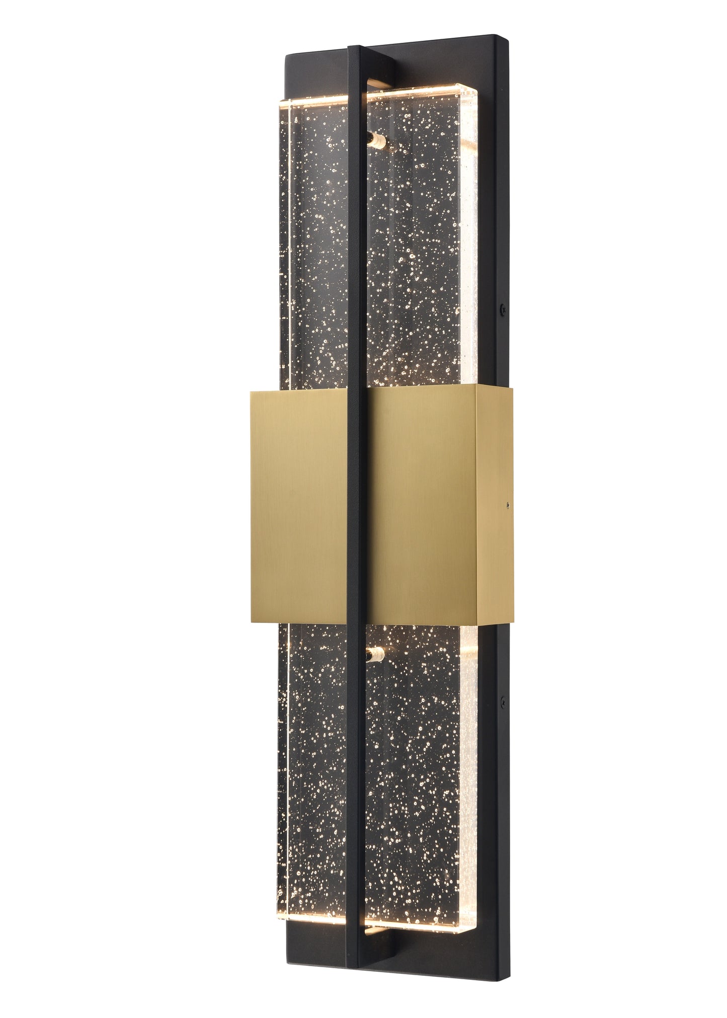 Arabela Technica golden & satin black outdoor wall sconce 65041