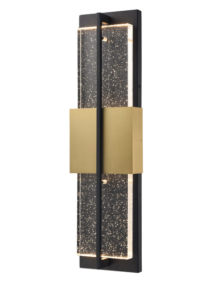 Arabela Technica golden & satin black outdoor wall sconce 65041