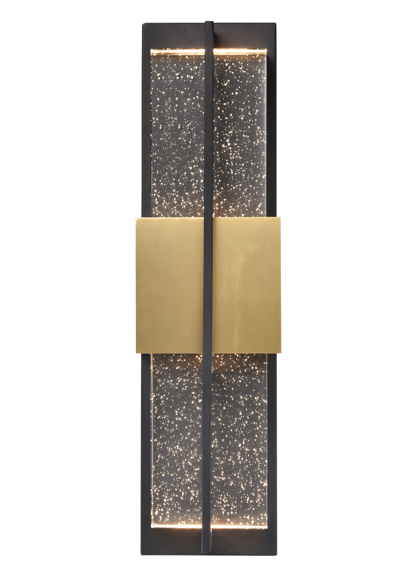 Arabela Technica golden & satin black outdoor wall sconce 65041 view 2