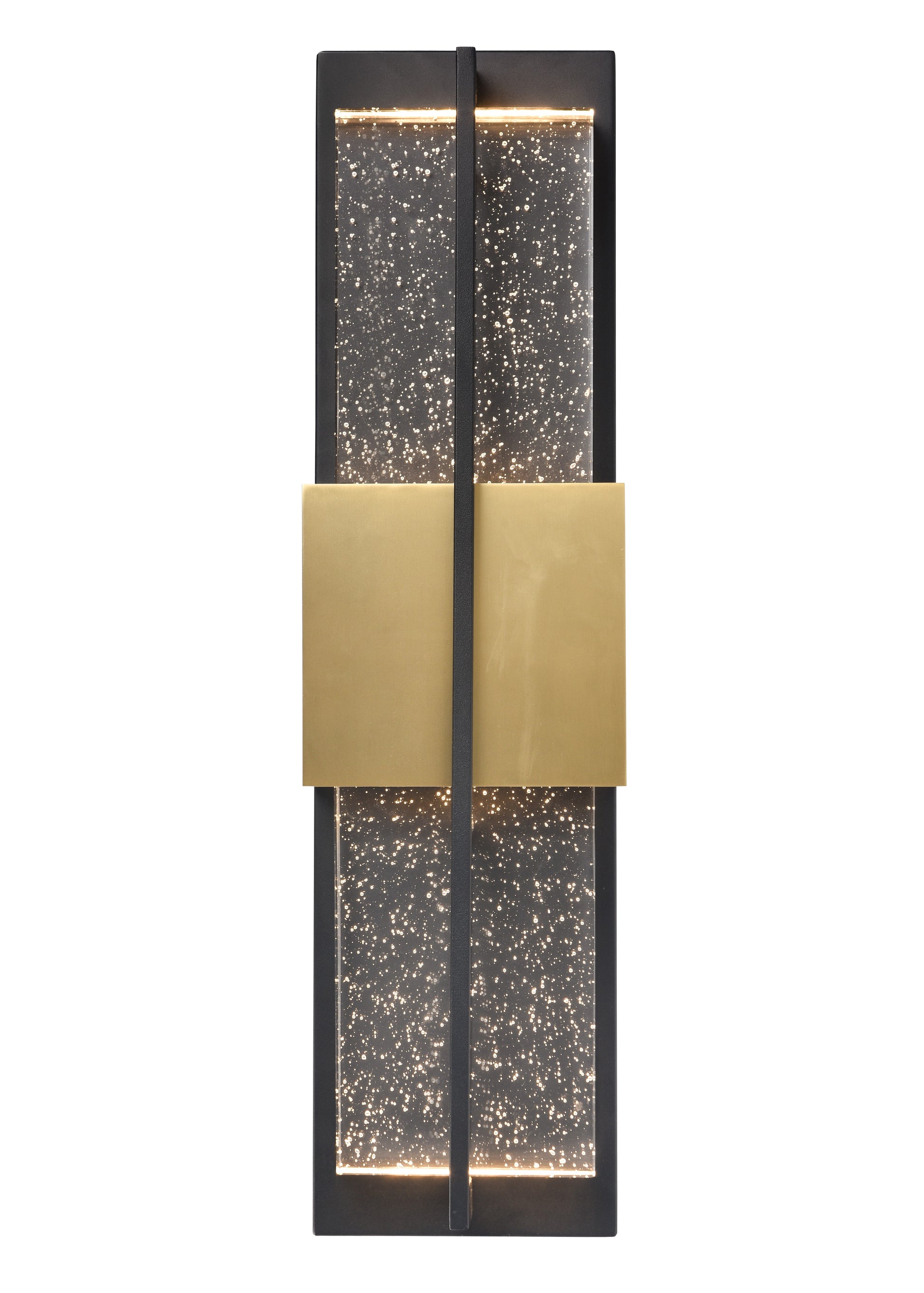 Arabela Technica golden & satin black outdoor wall sconce 65041 view 2