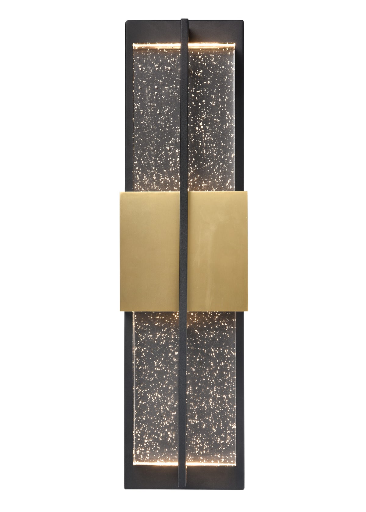 Arabela Technica golden & satin black outdoor wall sconce 65041 view 2