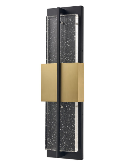 Arabela Technica golden & satin black outdoor wall sconce 65041 view 3