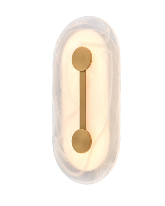 Arabela Zubris antique brass outdoor wall sconce 65050