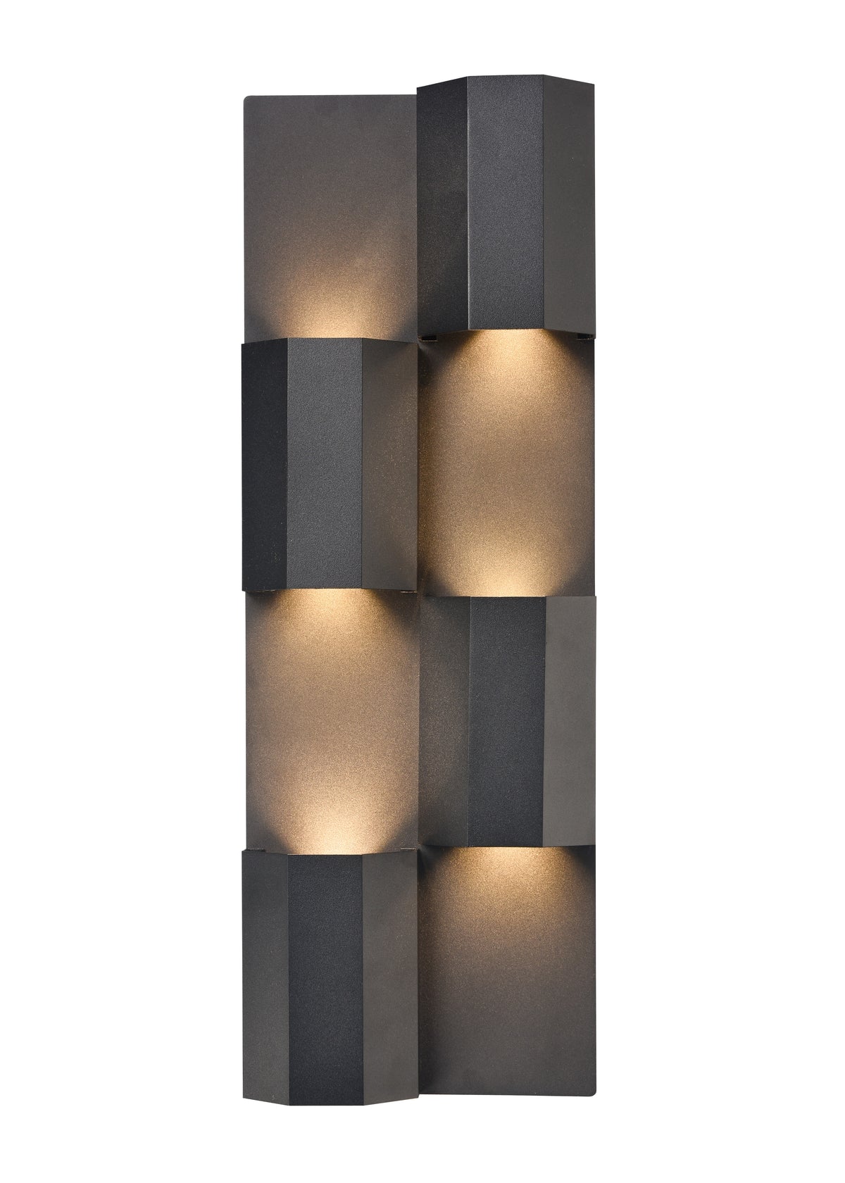 Arabela Skyline satin black outdoor wall sconce 65060