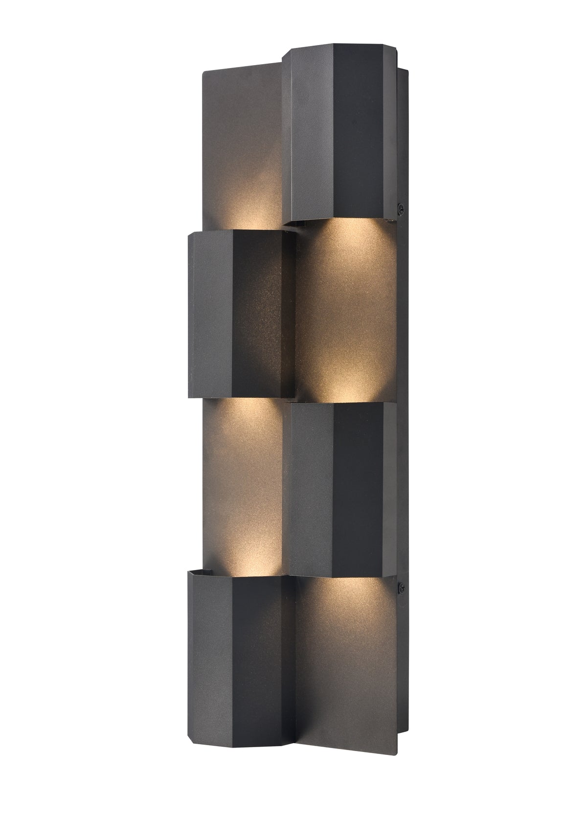 Arabela Skyline satin black outdoor wall sconce 65060 view 2