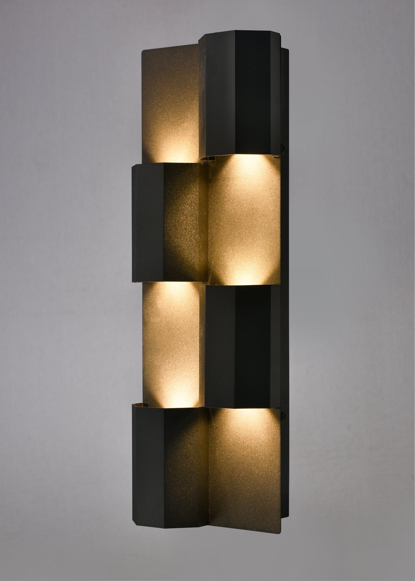 Arabela Skyline satin black outdoor wall sconce 65060 view 4