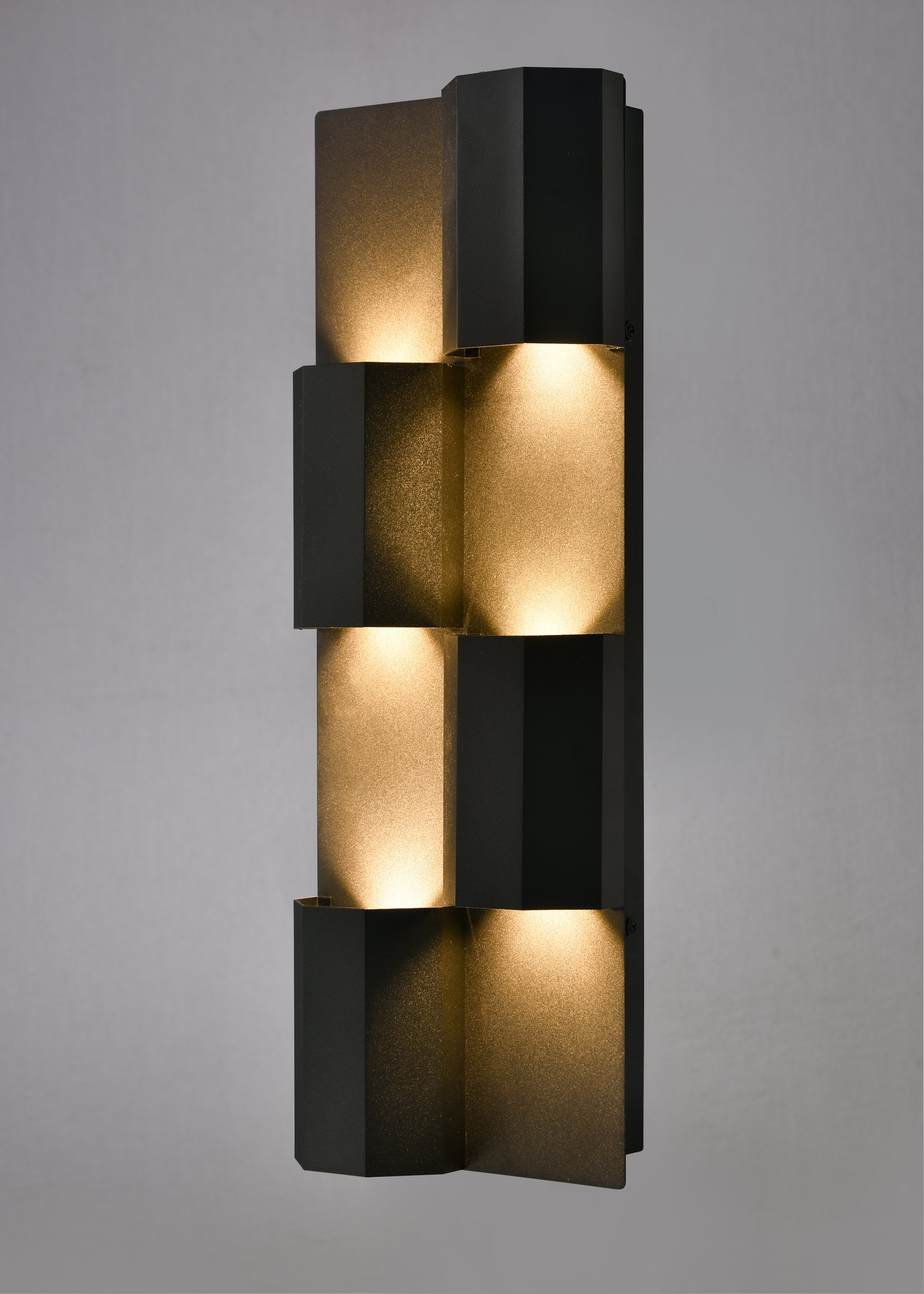 Arabela Skyline satin black outdoor wall sconce 65060 view 4