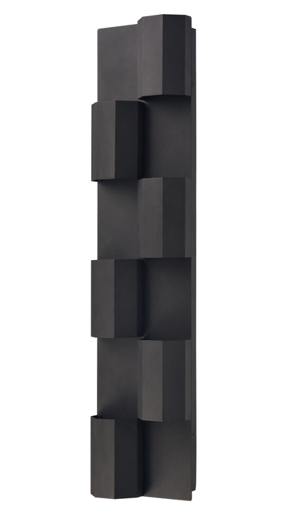 Arabela Skyline satin black outdoor wall sconce 65061 view 3